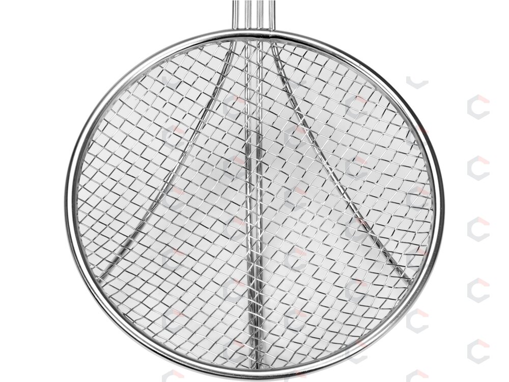 Stambaus tinklelio kiaurasamtis-sietas | 155 mm | 18/8 plienas (YG-00602) 1 Stambaus tinklelio kiaurasamtis-sietas | 155 mm | 18/8 plienas (YG-00602) 1