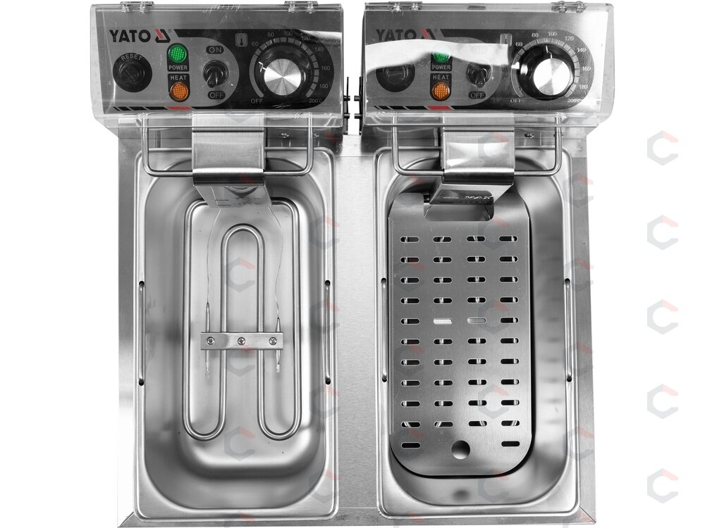 Dviguba gruzdintuvė YATO | 2 × 3,5 l (YG-04620) 3 Dviguba gruzdintuvė YATO | 2 × 3,5 l (YG-04620) 3