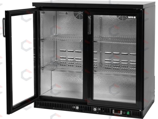 Šaldymo vitrina gėrimams | 2 stiklinių durų | 265 l (YG-05355) 3 Šaldymo vitrina gėrimams | 2 stiklinių durų | 265 l (YG-05355) 3