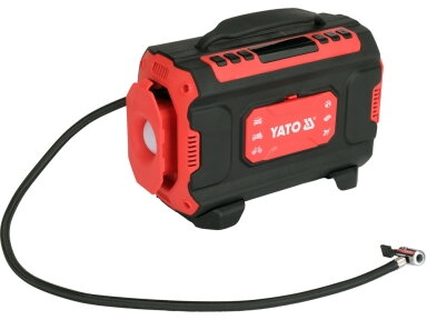 Automobilinis kompresorius 12 V / 230 V, 100 W, 10 bar YATO (YT-73451)