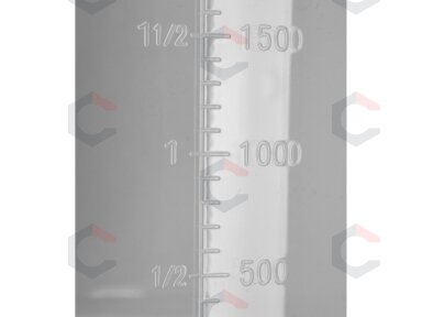Matavimo ąsotis su skale | 5 l | PP plastikas (YG-07288)