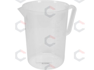 Matavimo ąsotis su skale | 5 l | PP plastikas (YG-07288)