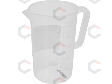Matavimo ąsotis su skale | 0,5 l (YG-07282)