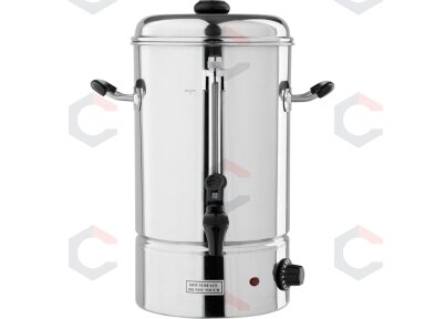 Vandens šildytuvas | nerūdijantis plienas | 9 l | 30–110 °C | Ø 230 mm | aukštis 420 mm (YG-04311)