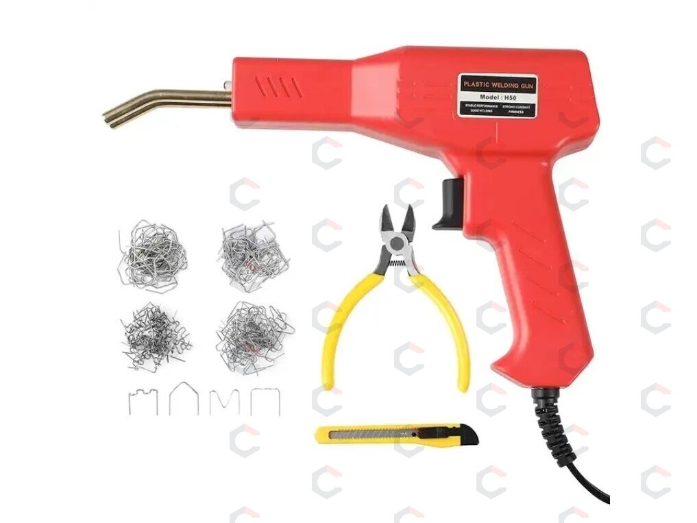 Plastiko remonto sistema / Karšto segiklio plastiko suvirinimo rinkinys (HSW40) 2