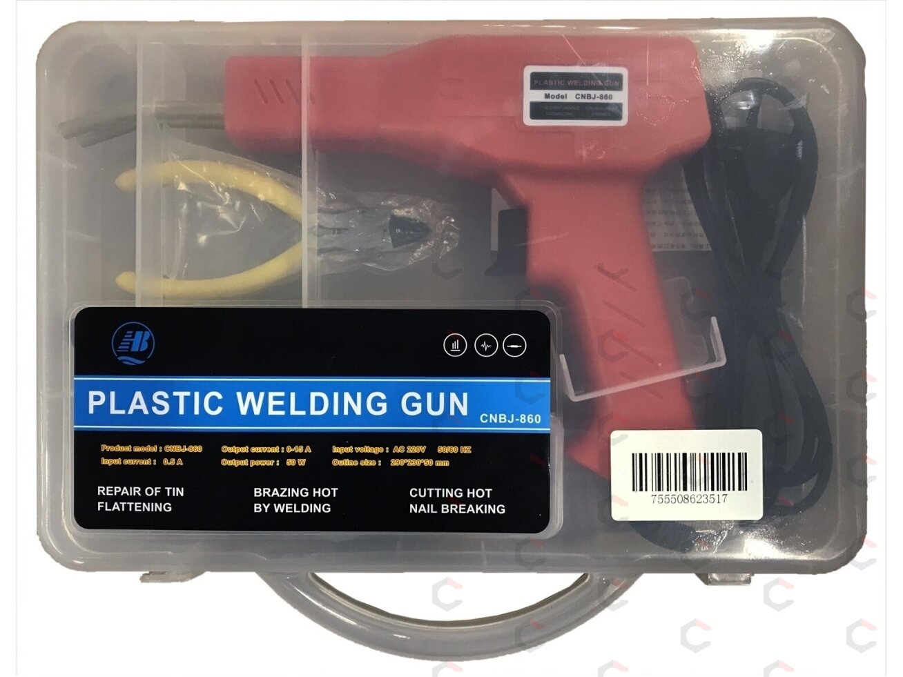 Plastiko remonto sistema / Karšto segiklio plastiko suvirinimo rinkinys (HSW40) 1 Plastiko remonto sistema / Karšto segiklio plastiko suvirinimo rinkinys (HSW40) 1