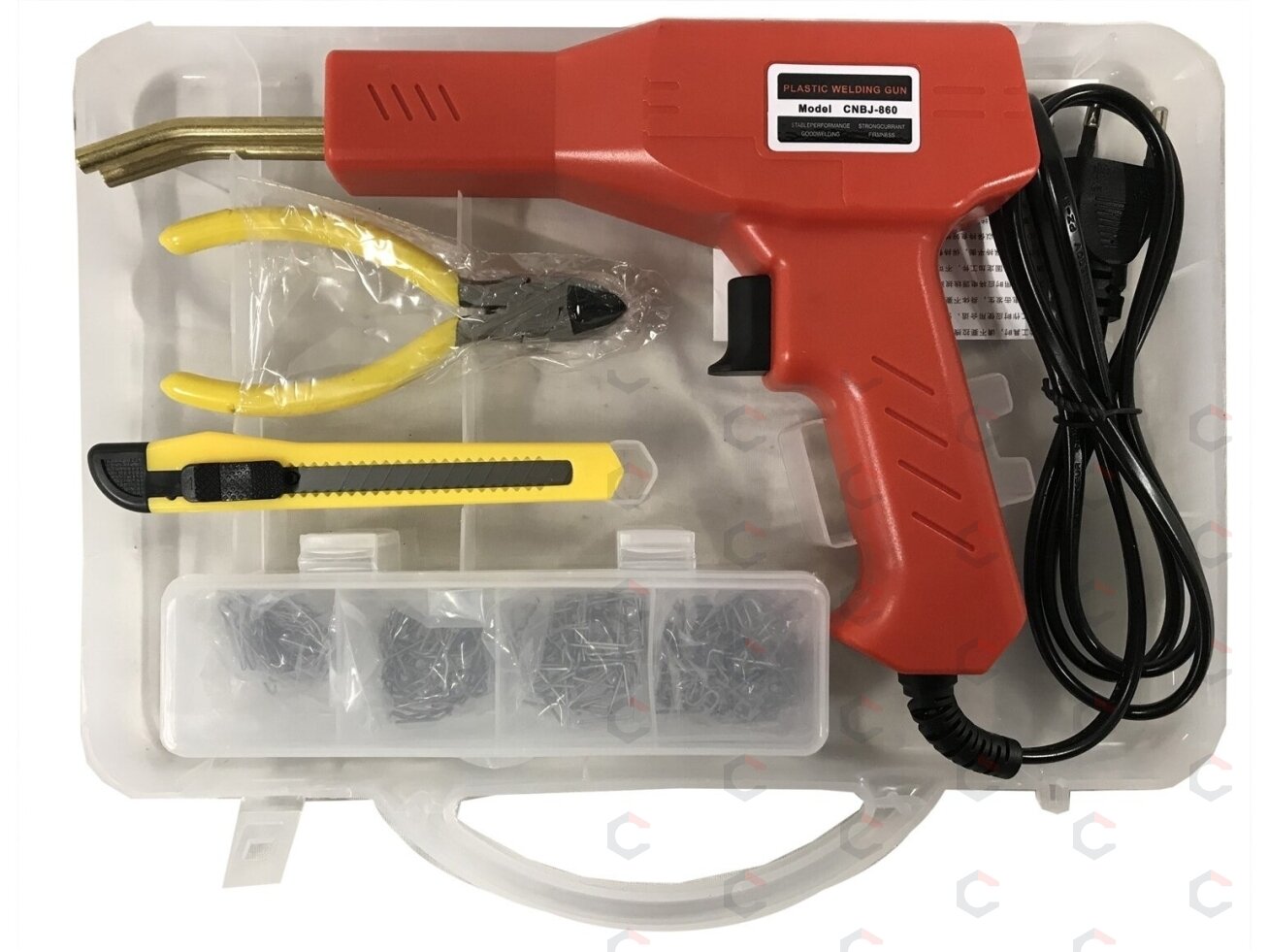 Plastiko remonto sistema / Karšto segiklio plastiko suvirinimo rinkinys (HSW40) 11 Plastiko remonto sistema / Karšto segiklio plastiko suvirinimo rinkinys (HSW40) 11