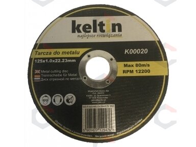 Pjovimo diskas metalui | 125x1.0x22,23 (B00020) Pjovimo diskas metalui | 125x1.0x22,23 (B00020)