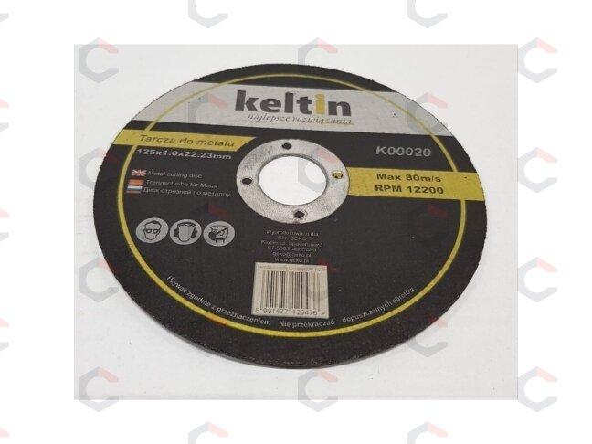 Pjovimo diskas metalui | 125x1.0x22,23 (B00020)