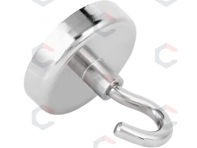 Neodimio magnetas – super stiprus žvejybai/gelbėjimui – 76 mm | 272 kg (NM3)