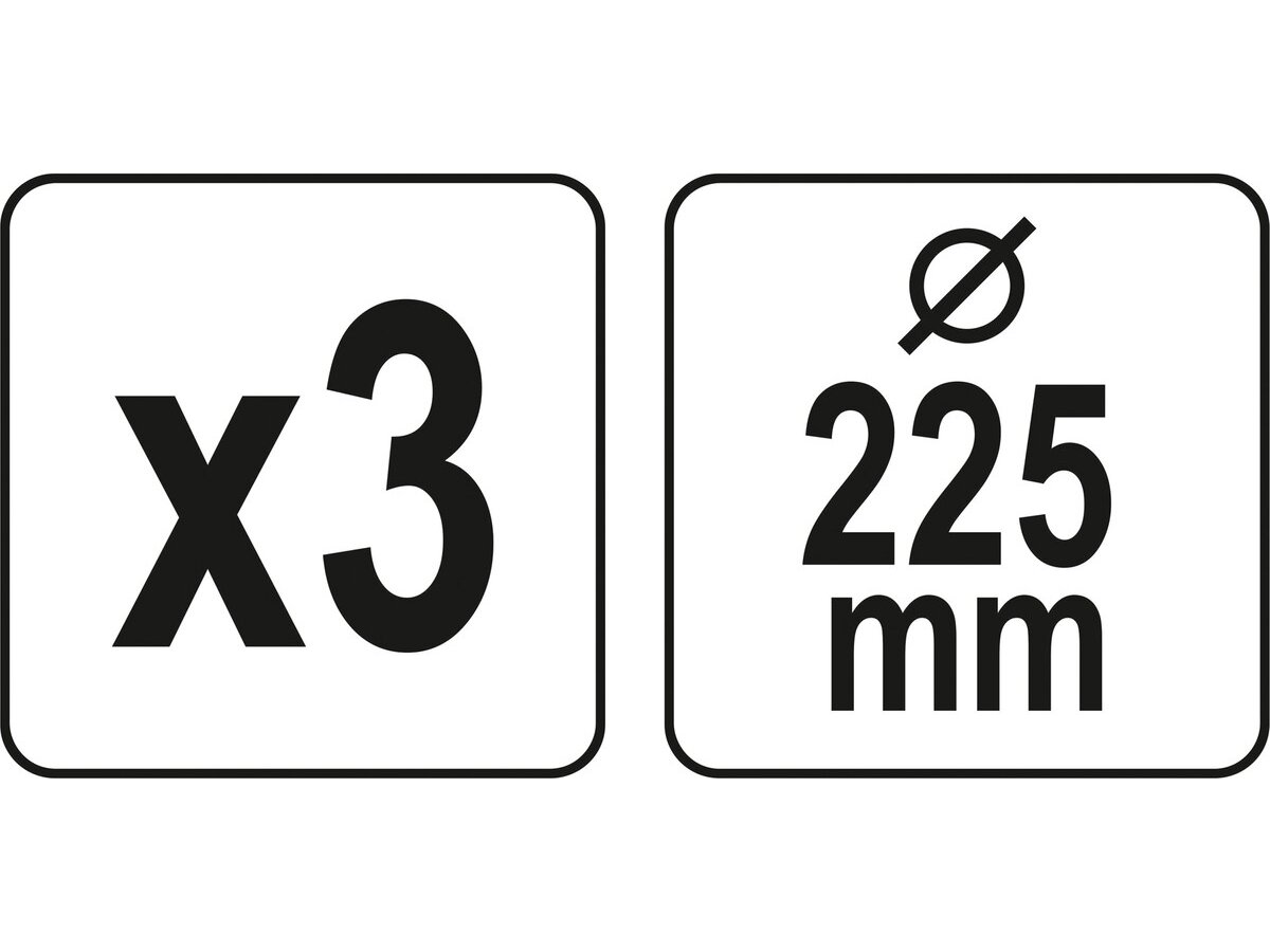 Abrazyvinis tinklinis diskas su Velcro | P180 | 225 mm | 3 vnt. (YT-845853) 2 Abrazyvinis tinklinis diskas su Velcro | P180 | 225 mm | 3 vnt. (YT-845853) 2