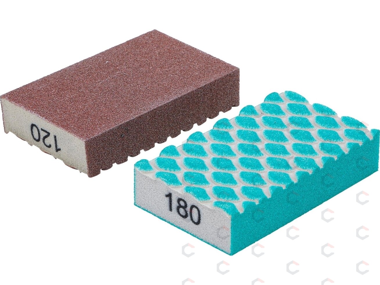 Abrazyvinių kempinių rinkinys | K 120, 180 | 2 vnt. (80812) Abrazyvinių kempinių rinkinys | K 120, 180 | 2 vnt. (80812)
