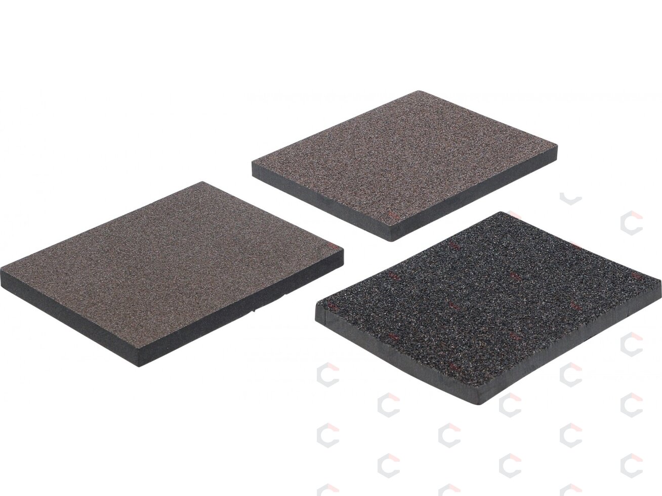 Abrazyvinių kempinių rinkinys | K 46, 80, 120 | 3 vnt. (80821) Abrazyvinių kempinių rinkinys | K 46, 80, 120 | 3 vnt. (80821)
