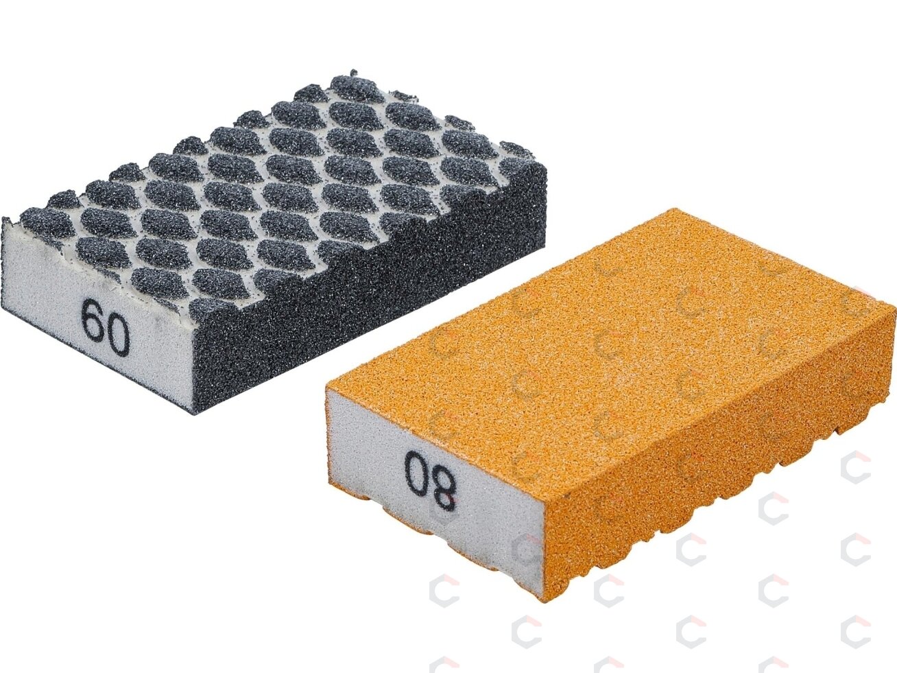 Abrazyvinių kempinių rinkinys | K 60, 80 | 2 vnt. (80811) 2 Abrazyvinių kempinių rinkinys | K 60, 80 | 2 vnt. (80811) 2