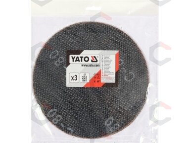 Abrazyvinis tinklinis diskas su Velcro | P80 | 225 mm | 3 vnt. (YT-845813)