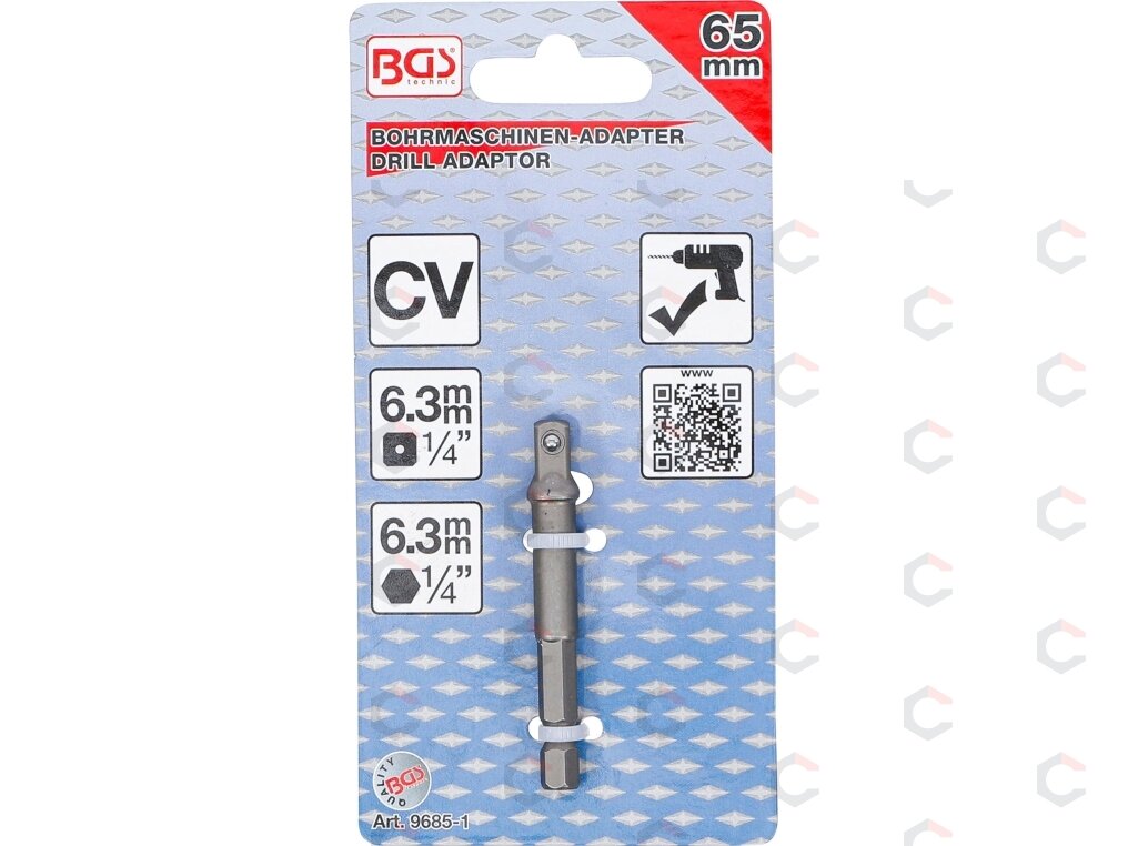 Adapteris | 6,3 mm (1/4") / 6,3 mm (1/4") (9685-1) 2 Adapteris | 6,3 mm (1/4") / 6,3 mm (1/4") (9685-1) 2