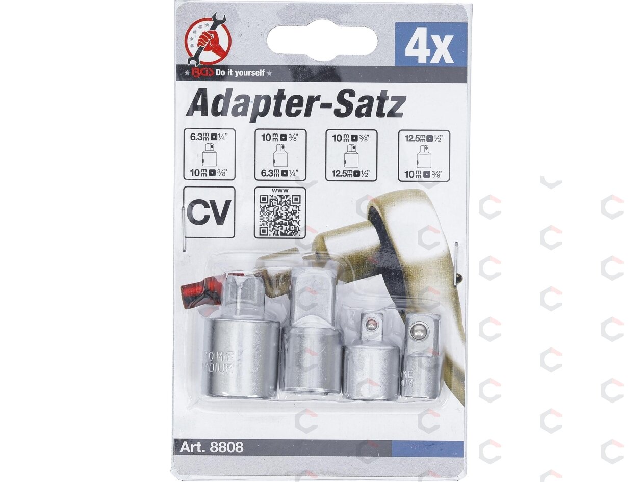 Adapterių rinkinys | 4 vnt. (8808) 2 Adapterių rinkinys | 4 vnt. (8808) 2