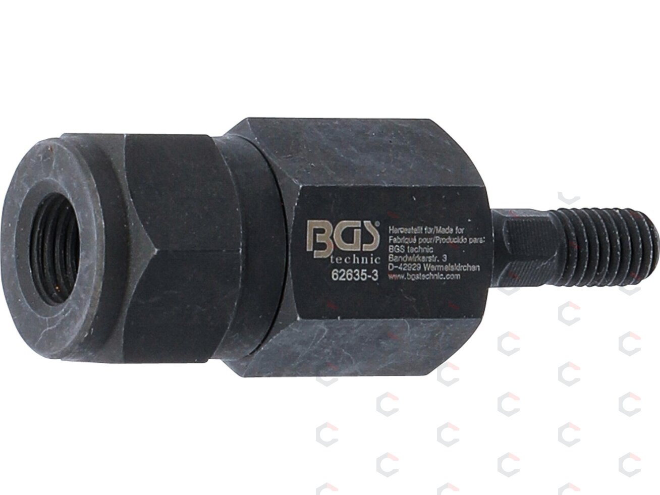 Adapteris dyz. purkštukų iškalimui | iš BGS 62635 | M10 x M14 (62635-3) Adapteris dyz. purkštukų iškalimui | iš BGS 62635 | M10 x M14 (62635-3)