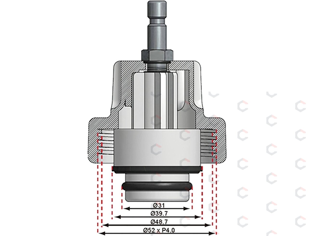 Adapteris Nr. 10 BGS 8027, 8098 | BMW (8027-10) 3 Adapteris Nr. 10 BGS 8027, 8098 | BMW (8027-10) 3