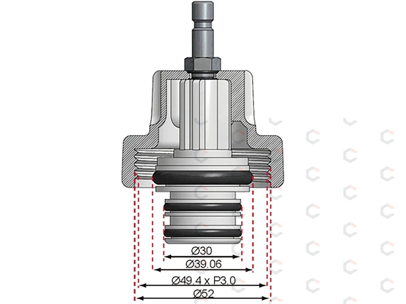 Adapteris Nr. 17 BGS 8027, 8098 | BMW (8027-17) 3