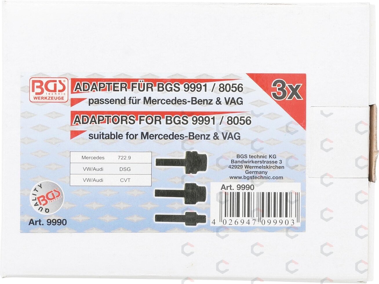 Adapteris transmisijos alyvos pildymo įrankiui | Audi, Mercedes-Benz, VW (9990) 2 Adapteris transmisijos alyvos pildymo įrankiui | Audi, Mercedes-Benz, VW (9990) 2