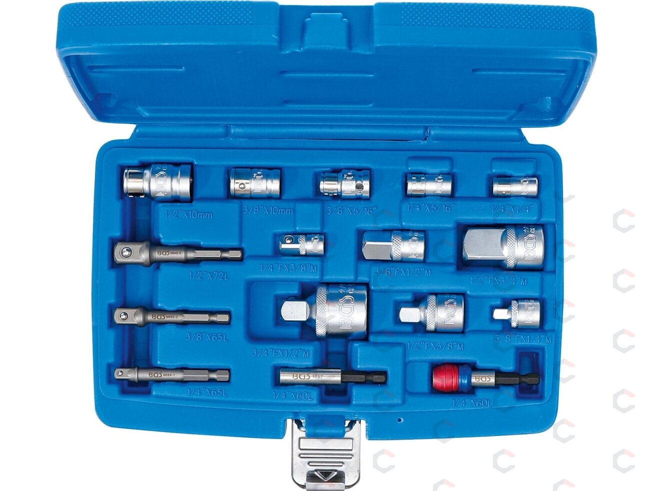 Adapterių galvutėms / adapterių antgaliams rinkinys | 16 vnt. (6779)