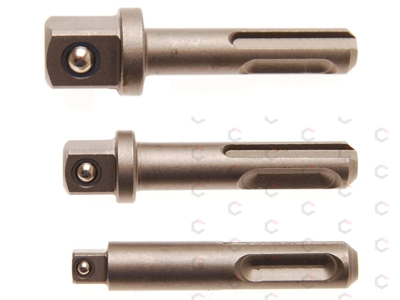 Adapterių rinkinys | SDS - išoriniai kvadratai 6,3 mm (1/4"), 10 mm (3/8"), 12,5 mm (1/2") | 3 vnt. (8214) Adapterių rinkinys | SDS - išoriniai kvadratai 6,3 mm (1/4"), 10 mm (3/8"), 12,5 mm (1/2") | 3 vnt. (8214)