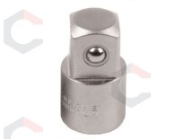 Adapteris galvutėms Cr-V, 1/2"(F) x 3/4"(M) (VG-12F34M) Adapteris galvutėms Cr-V, 1/2"(F) x 3/4"(M) (VG-12F34M)