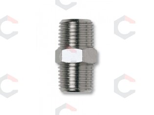 Adapteris su išoriniais sriegiais | 1/4"- 1/4" (58NC1414) Adapteris su išoriniais sriegiais | 1/4"- 1/4" (58NC1414)