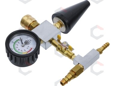 Adapteris aušinimo sistemai su manometru iš rinkinio BGS 1773 (1773-3) Adapteris aušinimo sistemai su manometru iš rinkinio BGS 1773 (1773-3)