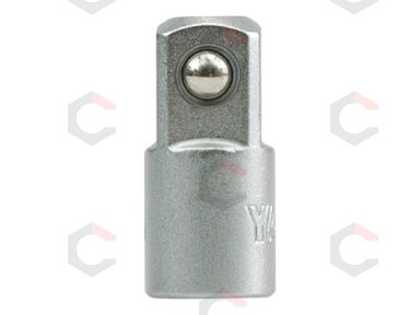 Adapteris galvutėms Cr-V, 1/4"(F) x 3/8" (M) (YT-1438) Adapteris galvutėms Cr-V, 1/4"(F) x 3/8" (M) (YT-1438)