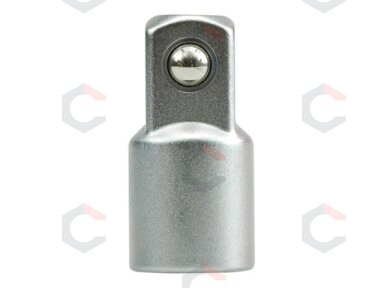 Adapteris galvutėms Cr-V, 3/8"(F) x 1/2" (M) (YT-3854) Adapteris galvutėms Cr-V, 3/8"(F) x 1/2" (M) (YT-3854)