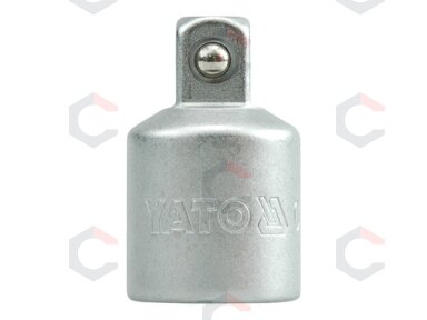 Adapteris galvutėms Cr-V, 3/8"(F) x 1/4" (M) (YT-3853) Adapteris galvutėms Cr-V, 3/8"(F) x 1/4" (M) (YT-3853)