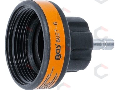 Adapteris Nr. 6, skirtas BGS 8027, 8098 | Daewoo, Ford, Jaguar, Jeep, Land Rover, Mercedes-Benz, Pontiac, Porsche, Saab. (8027-6) Adapteris Nr. 6, skirtas BGS 8027, 8098 | Daewoo, Ford, Jaguar, Jeep, Land Rover, Mercedes-Benz, Pontiac, Porsche, Saab. (8027-6)