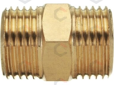Adapteris su išoriniais sriegiais | 1/2"- 1/2" (58NC1212) Adapteris su išoriniais sriegiais | 1/2"- 1/2" (58NC1212)