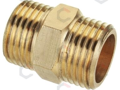 Adapteris su išoriniais sriegiais | 1/2"- 1/2" (58NC1212) Adapteris su išoriniais sriegiais | 1/2"- 1/2" (58NC1212)