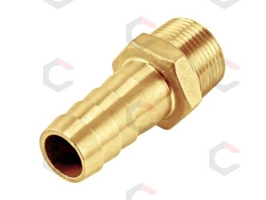 Adapteris žarnai su išoriniu sriegiu | 3/4" - 16 mm (AET34-16) Adapteris žarnai su išoriniu sriegiu | 3/4" - 16 mm (AET34-16)