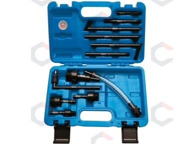 Adapterių rinkinys alyvos pildymo įrankiams | 12vnt. (9990-1) Adapterių rinkinys alyvos pildymo įrankiams | 12vnt. (9990-1)