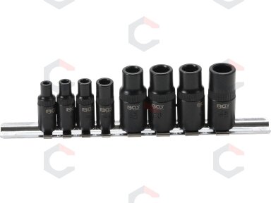 Adapterių rinkinys sriegikliams | 6,3 mm (1/4") / 10 mm (3/8") | 8 vnt. (9771)