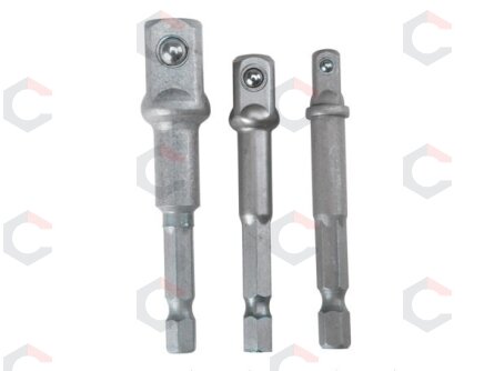 Adapterių ir antgalių komplektas 1/4"(6,3 mm) į antgalius ir galvutes 1/4" - 3/8" - 1/2" | 16 vnt. (SB16) 3 Adapterių ir antgalių komplektas 1/4"(6,3 mm) į antgalius ir galvutes 1/4" - 3/8" - 1/2" | 16 vnt. (SB16) 3