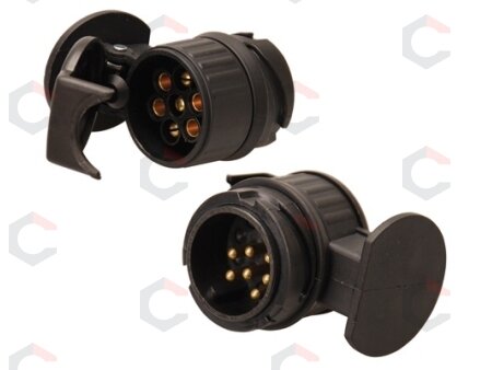 Adapteris priekabos kištukui iš 13 į 7 kontaktus ISO 1724 (TR1317) 1 Adapteris priekabos kištukui iš 13 į 7 kontaktus ISO 1724 (TR1317) 1