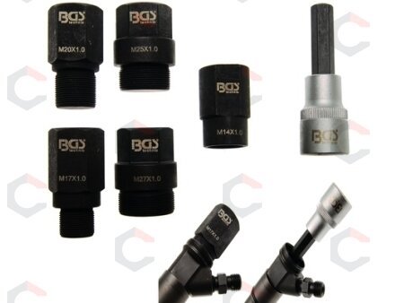 Adapterių rinkinys purkštukų ištraukimui | Common Rail | 6 vnt. (7771) 7