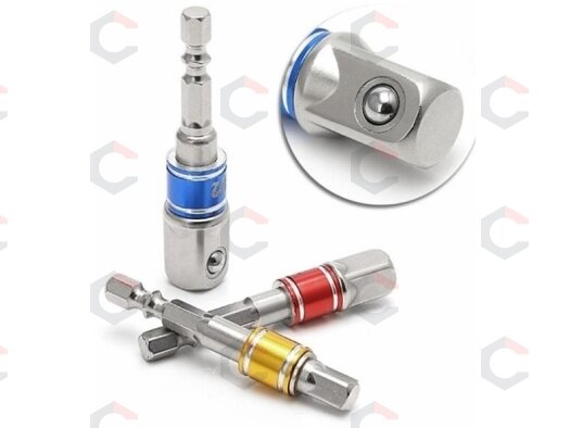 Adapterių komplektas | 6.3 mm (1/4") antgalis | 6.3 mm (1/4") / 10 mm (3/8") / 12,5 mm (1/2") | 3 vnt. (AMY-1703)
