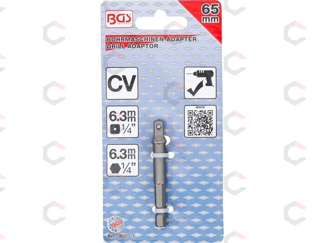 Adapteris | 6,3 mm (1/4") / 6,3 mm (1/4") (9685-1) 2 Adapteris | 6,3 mm (1/4") / 6,3 mm (1/4") (9685-1) 2