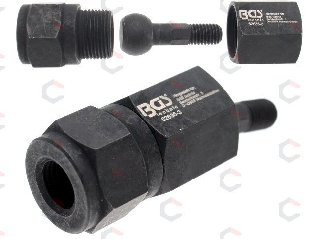 Adapteris dyz. purkštukų iškalimui | iš BGS 62635 | M10 x M14 (62635-3) 3 Adapteris dyz. purkštukų iškalimui | iš BGS 62635 | M10 x M14 (62635-3) 3