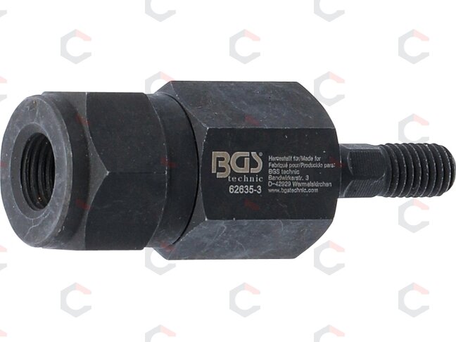 Adapteris dyz. purkštukų iškalimui | iš BGS 62635 | M10 x M14 (62635-3) Adapteris dyz. purkštukų iškalimui | iš BGS 62635 | M10 x M14 (62635-3)