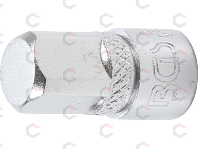 Adapteris galvutėms | vidinis kvadratas 6,3 mm (1/4") - išorinis kvadratas 10 mm (3/8") (271) Adapteris galvutėms | vidinis kvadratas 6,3 mm (1/4") - išorinis kvadratas 10 mm (3/8") (271)