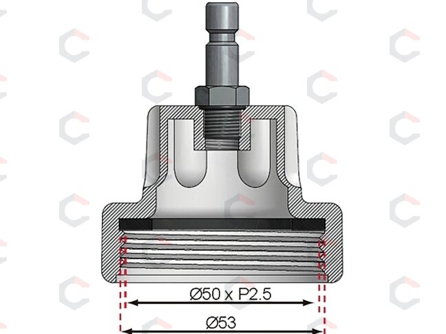 Adapteris Nr. 6, skirtas BGS 8027, 8098 | Daewoo, Ford, Jaguar, Jeep, Land Rover, Mercedes-Benz, Pontiac, Porsche, Saab. (8027-6) 3 Adapteris Nr. 6, skirtas BGS 8027, 8098 | Daewoo, Ford, Jaguar, Jeep, Land Rover, Mercedes-Benz, Pontiac, Porsche, Saab. (8027-6) 3