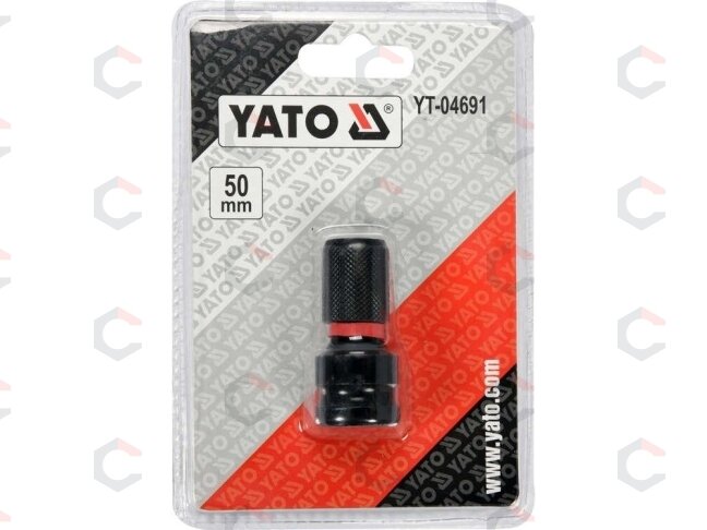 Adapteris smūginis | 12,5 mm (1/2") | 6.3 mm (1/4") (YT-04691) 3 Adapteris smūginis | 12,5 mm (1/2") | 6.3 mm (1/4") (YT-04691) 3