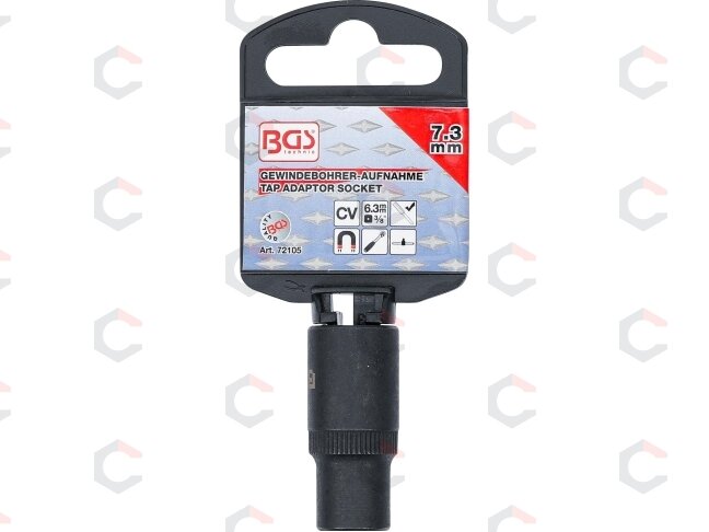 Adapteris sriegikliams | 10 mm (3/8") | 7.3 mm (72105) 2